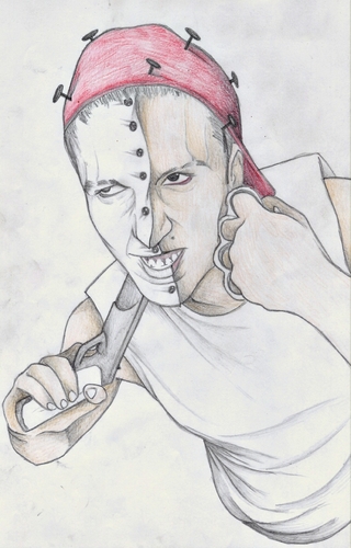 Cartoon: Schizophrenic (medium) by PabloManzano tagged surrealist