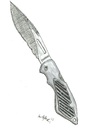 Cartoon: knife (small) by m-crackaz tagged knife