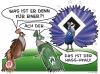 Cartoon: pfau (small) by Snägels tagged snaegels snägels snaegel snägel