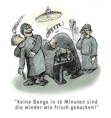 Cartoon: Ärzte (medium) by jenapaul tagged ärzte,arzt,medizin,krankenhaus,op,humor