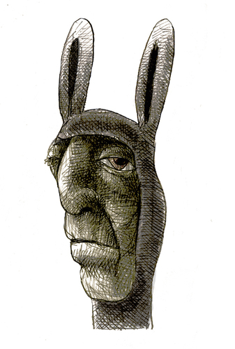 Cartoon: Hase (medium) by jenapaul tagged hase,rabbit,menschen,people,humor