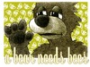 Cartoon: a bear needs bees (small) by jenapaul tagged bear,animals,bees,humor,nature,umwelt
