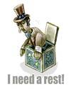 Cartoon: I need a rest (small) by jenapaul tagged usa,america,politics,uncle,sam,economy