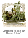 Cartoon: Mauser (small) by jenapaul tagged menschen,paare,liebe,beziehung,adler,eule,humor