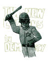 Cartoon: new lessons in democracy (small) by jenapaul tagged police,politics,demonstration,state,news