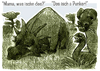 Cartoon: Punker (small) by jenapaul tagged saurier,dinosaurier,punker,humor,urzeit