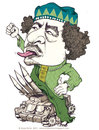 Cartoon: Gadaffi (small) by Anja Nolte tagged gadaffi,war,weapons