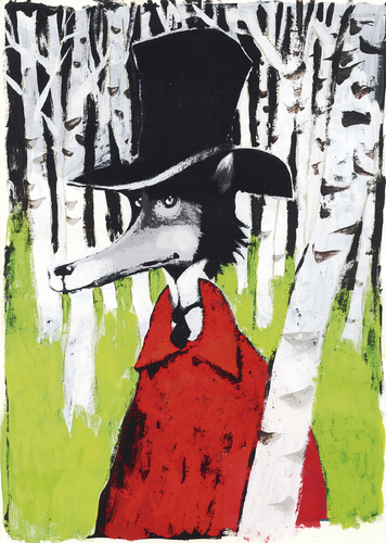 Cartoon: Woolf (medium) by Wiejacki tagged forest,legend,stories,tales,wolf