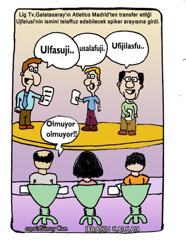 Cartoon: Ujfalusi (medium) by ibrahimkalkan tagged ujfalusi