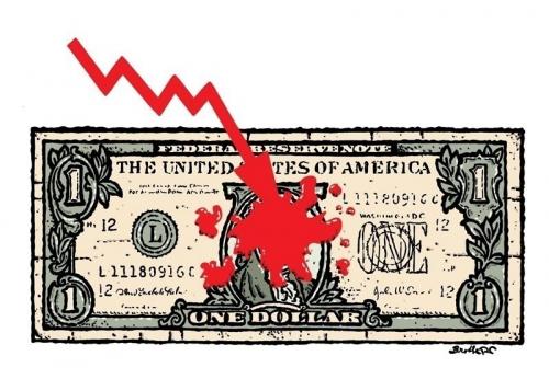 Cartoon: dollar and economy graf (medium) by svitalsky tagged svitalsky,cartoon,dollar,usa,economy,crisis,graf