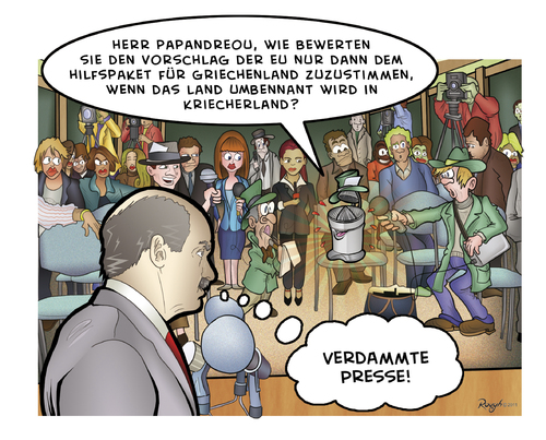 Cartoon: Die Presse 20 (medium) by Die Presse tagged pressekonferenz