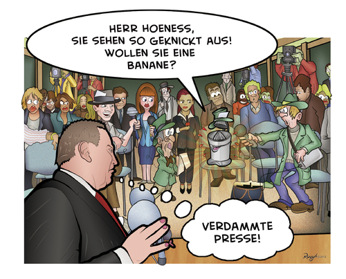 Cartoon: Die Presse 65 (medium) by Die Presse tagged pressekonferenz