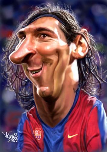 Cartoon: Lionel Messi FC Barcelona (medium) by Tonio tagged division,primera,league,spanish,forward,sports,argentina,barcelona,fc,portrait,karikatur,caricature,messi,lionel,soccer,football,karikatur,portrait,illustration,fußball,fussball,fußballspieler,fußballmannschaft,sport,sportler,fußballer,spanien,fc barcelona,fc,barcelona,lionel messi,lionel,messi