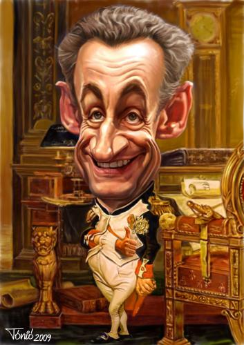 Cartoon: Nicolas Sarkozy (medium) by Tonio tagged nicolas,sarkozy,francia,french,france,president,elnök,portrait,caricature,karikatur