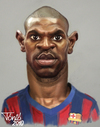 Cartoon: Eric Abidal  FC Barcelona (small) by Tonio tagged football