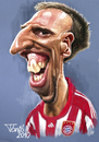 Cartoon: Frank Ribery FC Bayern (small) by Tonio tagged francia franzözisch soccer football nationalmanschaft münchen karikatur fussball