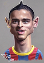 Cartoon: Ibrahim Affelay  FC Barcelona (small) by Tonio tagged football