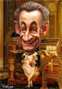 Cartoon: Nicolas Sarkozy (small) by Tonio tagged nicolas sarkozy francia french france president elnök portrait caricature karikatur