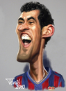 Cartoon: Sergie Busquets FC Barcelona (small) by Tonio tagged football,soccer