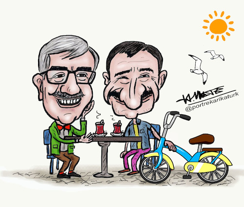 Cartoon: karikatür (medium) by ofriyos tagged karikatür,mizah,portrekarikatür