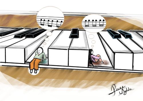 Cartoon: melody (medium) by recepboidak tagged melody