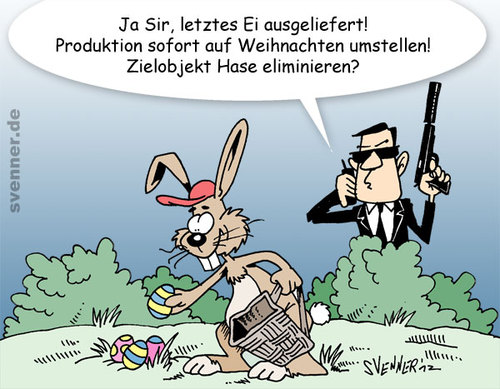 Cartoon: Cartoon Easter completed (medium) by svenner tagged easter,ostern,kommerz,business