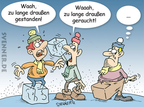 Cartoon: Eis-Cartoon (medium) by svenner tagged winter,cartoon,cold,ice