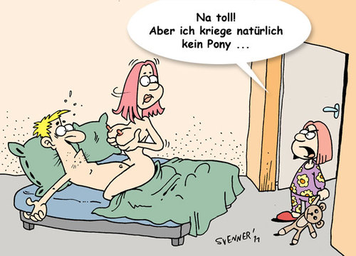 Cartoon: Peinliche Momente (medium) by svenner tagged beziehung,familie,peinlich