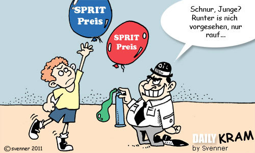 Cartoon: Spritpreis ahoi 2 (medium) by svenner tagged wirtschaft,abzocke,benzin,sprit