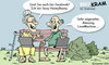 Cartoon: Facebook über 70 (small) by svenner tagged daily internet facebook social senioren dating