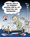 Cartoon: Freitag der 13. (small) by svenner tagged freitag13,horror