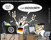 Cartoon: German Hacker (small) by svenner tagged fußball,soccer,em,hacker,german,deutsch