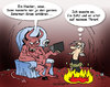 Cartoon: Hacker in the hell (small) by svenner tagged cartoon,comic,hell,hacker,internet