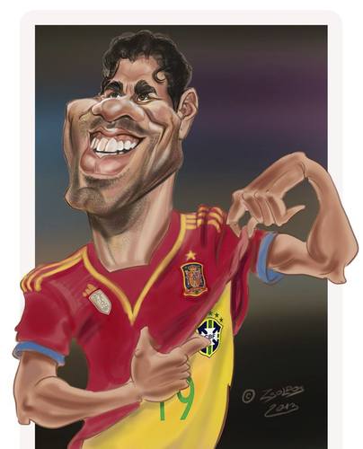 Cartoon: Sport caricatures (medium) by zsoldos tagged soccer,football