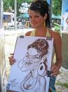 Cartoon: Live caricature (small) by zsoldos tagged live