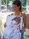 Cartoon: Live caricature (small) by zsoldos tagged live