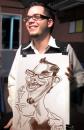 Cartoon: Live caricature (small) by zsoldos tagged live