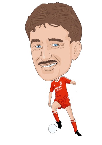 Cartoon: Aldridge Liverpool Legend (medium) by Vandersart tagged caricatures,cartoons,liverpool