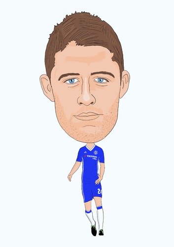 Cartoon: Cahill Chelsea (medium) by Vandersart tagged chelsea,cartoons,caricatures