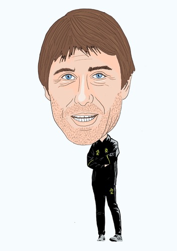 Cartoon: Conte Chelsea (medium) by Vandersart tagged chelsea,cartoons,caricatures