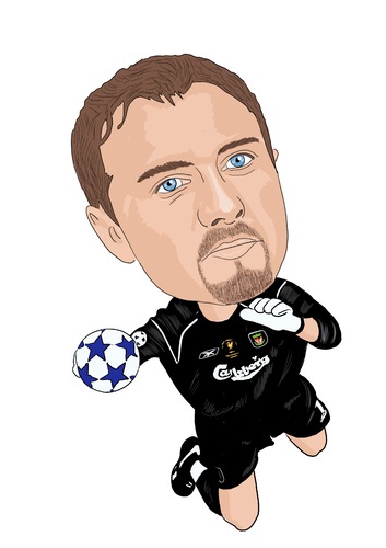 Cartoon: Dudek Liverpool Legend (medium) by Vandersart tagged liverpool,cartoons,caricatures
