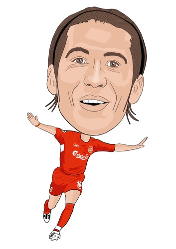 Cartoon: Garcia Liverpool Legend (medium) by Vandersart tagged liverpool,cartoons,caricatures