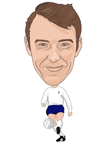Cartoon: Jimmy Greaves Spurs Legend (medium) by Vandersart tagged spurs,cartoon,caricatures