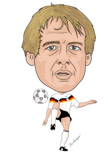 Cartoon: Jurgen Klinsmann Germany Cartoon (medium) by Vandersart tagged germany,cartoon,caricature,klinsmann,world,cup,2018,football,soccer