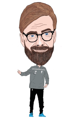 Cartoon: Klopp Liverpool (medium) by Vandersart tagged caricatures,cartoons,klopp,liverpool