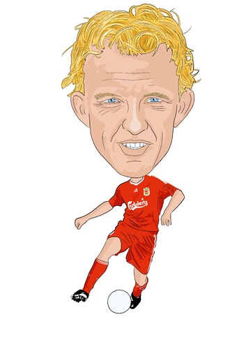 Cartoon: Kuyt Liverpool Legend (medium) by Vandersart tagged liverpool,cartoons,caricatures