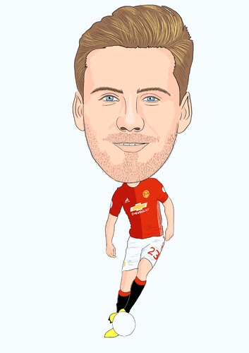 Cartoon: Luke Shaw Man Utd (medium) by Vandersart tagged manchester,united,cartoons,caricatures