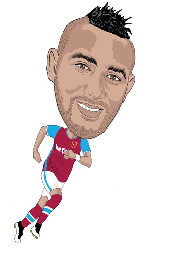 Cartoon: Payet Westham (medium) by Vandersart tagged westham,cartoons,caricatures