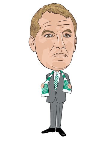 Cartoon: Rodgers Celtic (medium) by Vandersart tagged celtic,cartoons,caricatures