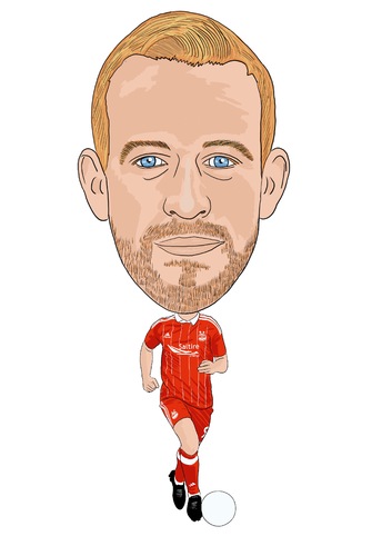 Cartoon: Rooney Aberdeen (medium) by Vandersart tagged aberdeen,cartoons,caricatures